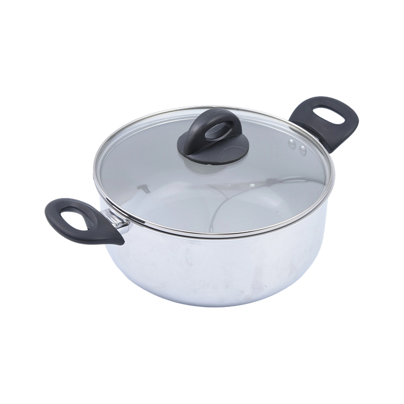アルミプレスキャセロール鏡面仕上げ